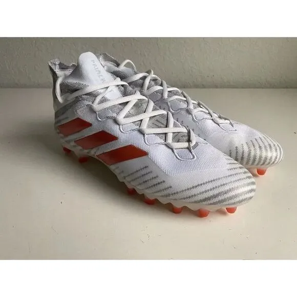 adidas Freak Ultra Primeknit Boost Football Cleats Men Sz 15 White Orange FX1300
