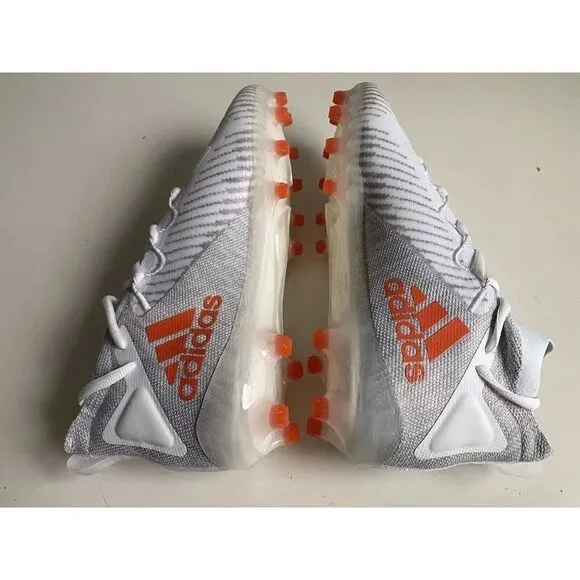 adidas Freak Ultra Primeknit Boost Football Cleats Men Sz 15 White Orange FX1300