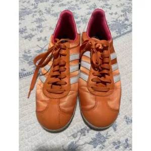 Adidas Gazelle Orange trainers leather 8 1/2