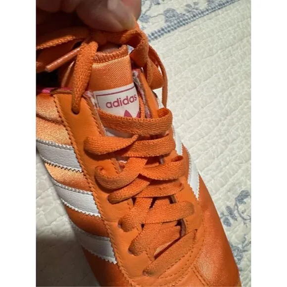 Adidas Gazelle Orange trainers leather 8 1/2