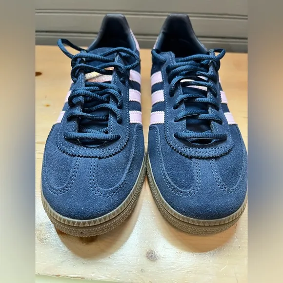 adidas Handball Spezial Athletic Shoe Night Indigo Orchid Fusion Gum  WSize 5.5