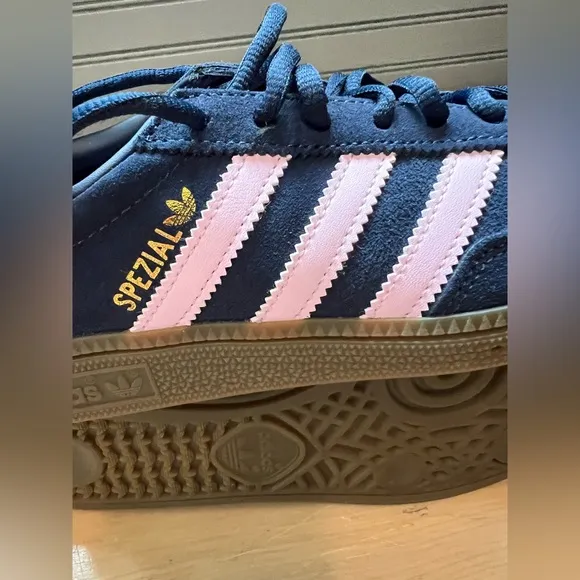 adidas Handball Spezial Athletic Shoe Night Indigo Orchid Fusion Gum  WSize 5.5