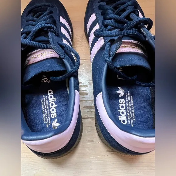 adidas Handball Spezial Athletic Shoe Night Indigo Orchid Fusion Gum  WSize 5.5