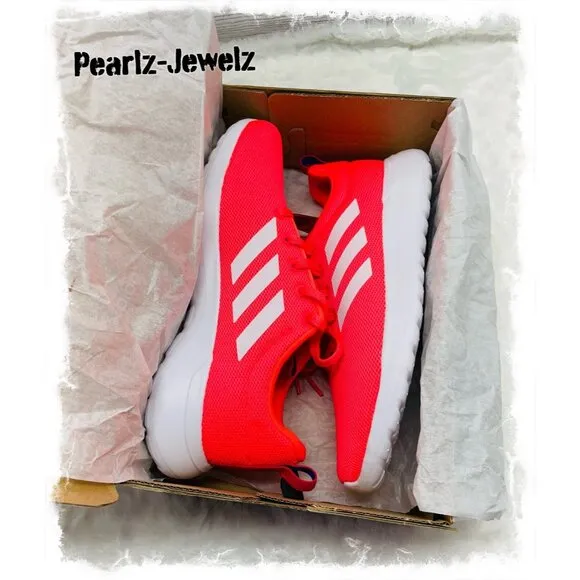 Adidas KIDS Girl's Lire Racer CLN K FV9609 Pink Shoes Size 5.5 NEW with Box