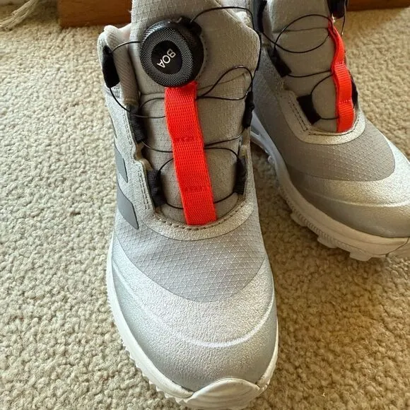 Adidas Kids Reflective Silver Shoes size 1.5