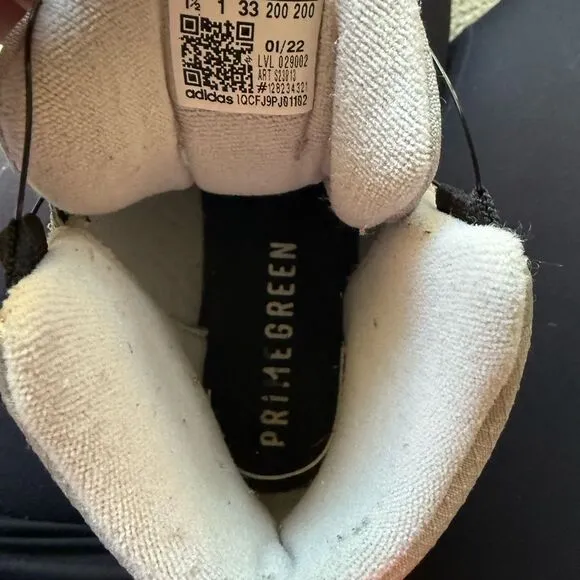 Adidas Kids Reflective Silver Shoes size 1.5