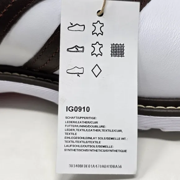 Adidas MC Z-Traxion Unisex White Brown Golf Shoes IG0910 Men Size 9 Wnms 10 New