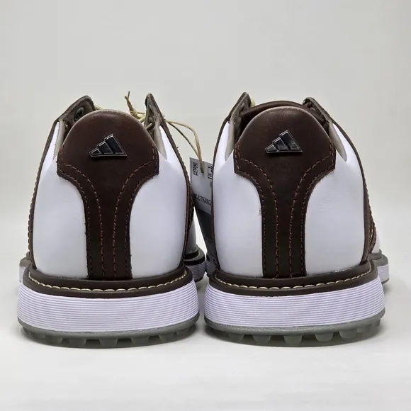 Adidas MC Z-Traxion Unisex White Brown Golf Shoes IG0910 Men Size 9 Wnms 10 New