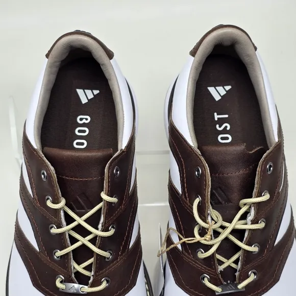 Adidas MC Z-Traxion Unisex White Brown Golf Shoes IG0910 Men Size 9 Wnms 10 New