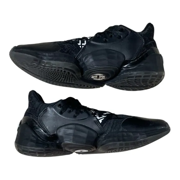 Adidas Mens 6 James Harden Vol. 4 Basketball Shoes Low Top Lace Up Black EH2410