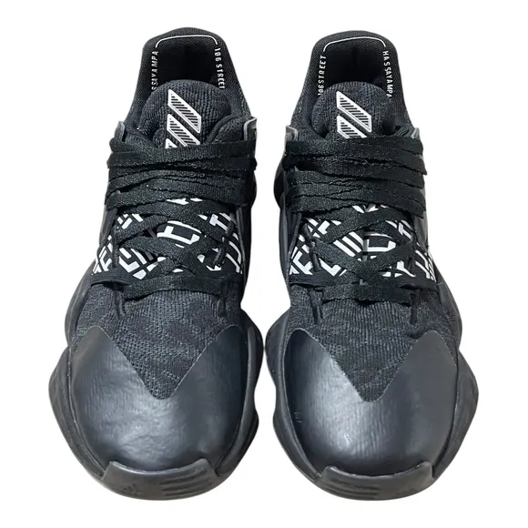 Adidas Mens 6 James Harden Vol. 4 Basketball Shoes Low Top Lace Up Black EH2410