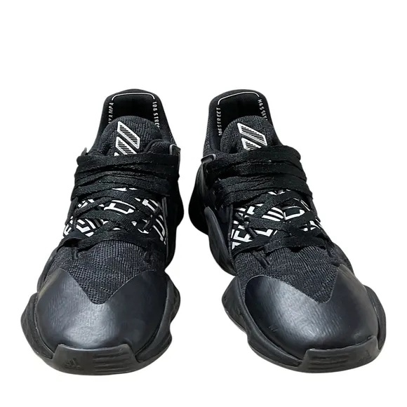 Adidas Mens 6 James Harden Vol. 4 Basketball Shoes Low Top Lace Up Black EH2410