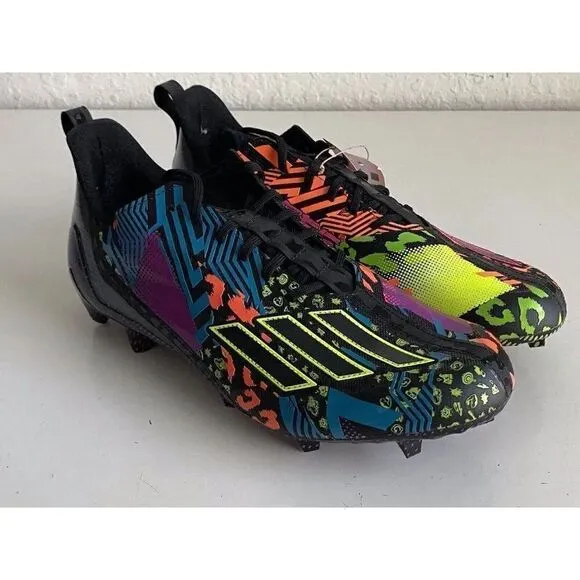 Adidas Men's adizero 12.0 Mismatch Football Cleats IG9569 Black Multi Men’s 12