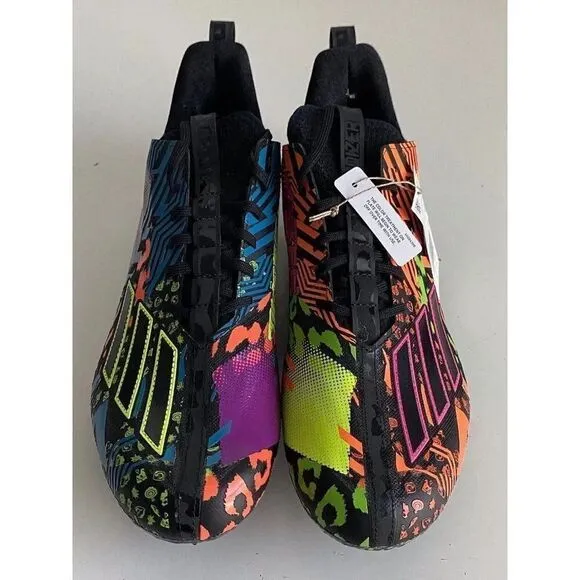 Adidas Men's adizero 12.0 Mismatch Football Cleats IG9569 Black Multi Men’s 12