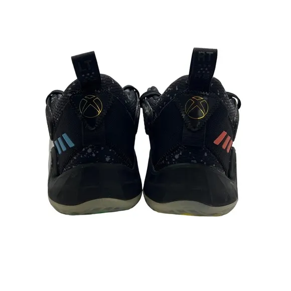 Adidas Men’s DON ISSUE 3 GCA XBOX 360 Black Carbon Grey Basketball Shoes Size 8