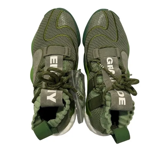 Adidas Men's Green PW Crazy BYW Pharrell Williams Bsketball Shoes US Size 6