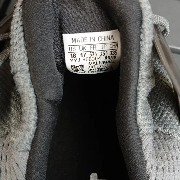 Adidas Men's UltraBoost MTL Grey Silver Metallic Running Shoes Sz. 18 EG8103 -NA