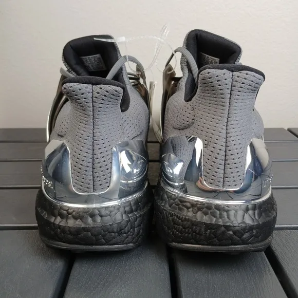 Adidas Men's UltraBoost MTL Grey Silver Metallic Running Shoes Sz. 18 EG8103 -NA