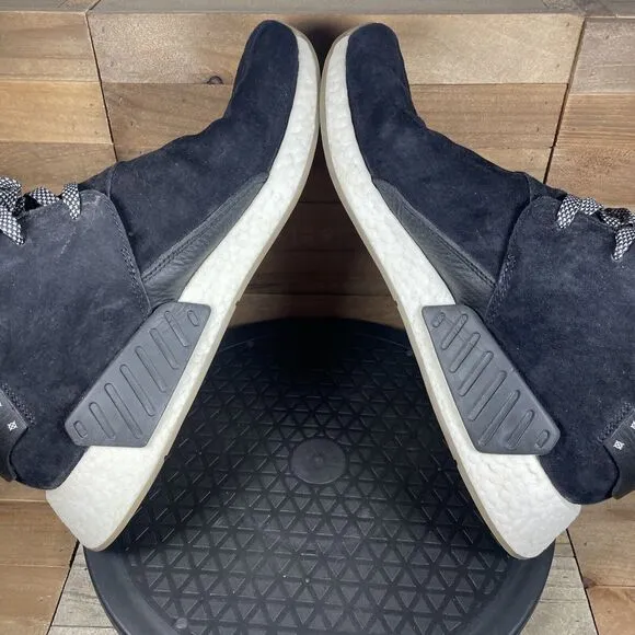 Adidas NMD C2 Men's Size 11.5 Shoes Black Nubuck Low Top Trainer Sneakers