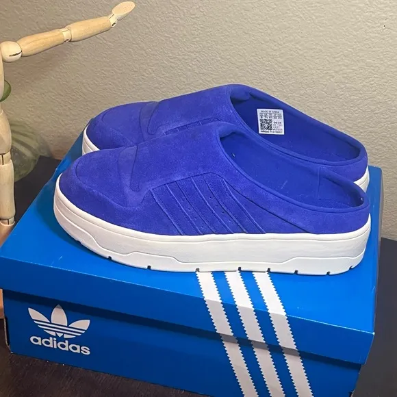 Adidas Originals Blue Rivalry Mule Shoes