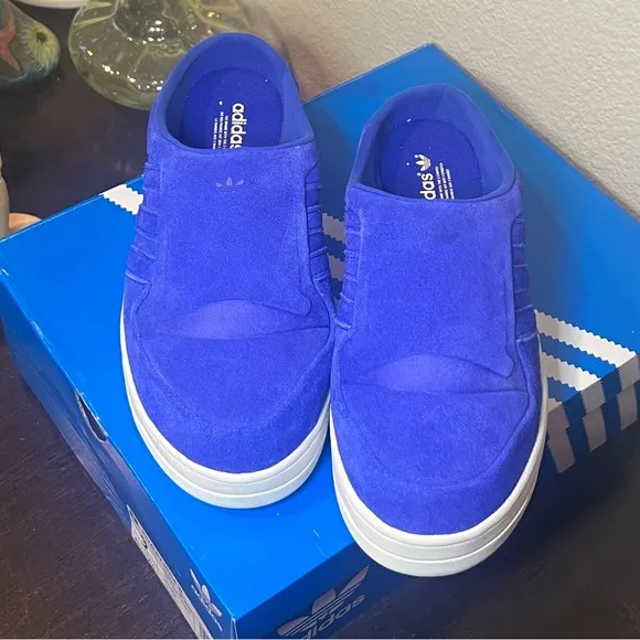 Adidas Originals Blue Rivalry Mule Shoes