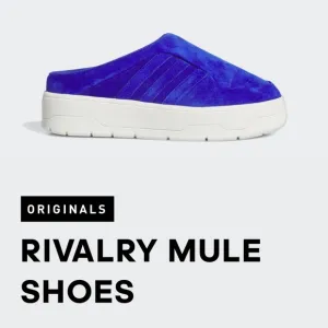 Adidas Originals Blue Rivalry Mule Shoes
