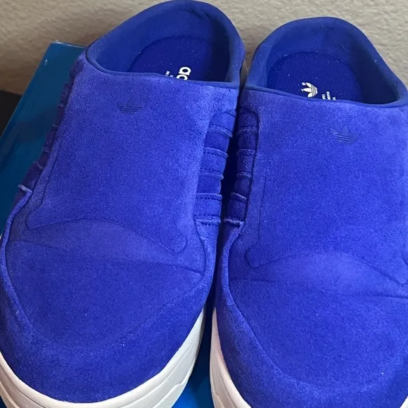 Adidas Originals Blue Rivalry Mule Shoes