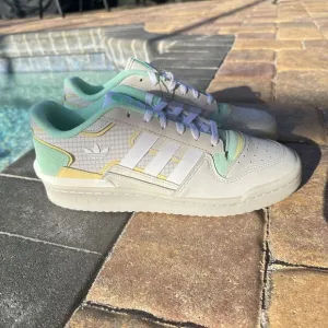 Adidas Originals Forum Exhibit Low 2.0 Grey Mint  Men's Shoes HQ7111