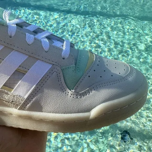Adidas Originals Forum Exhibit Low 2.0 Grey Mint  Men's Shoes HQ7111