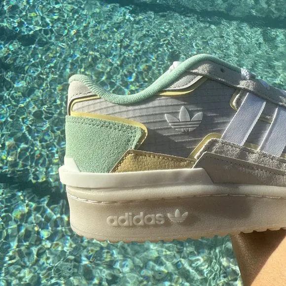 Adidas Originals Forum Exhibit Low 2.0 Grey Mint  Men's Shoes HQ7111
