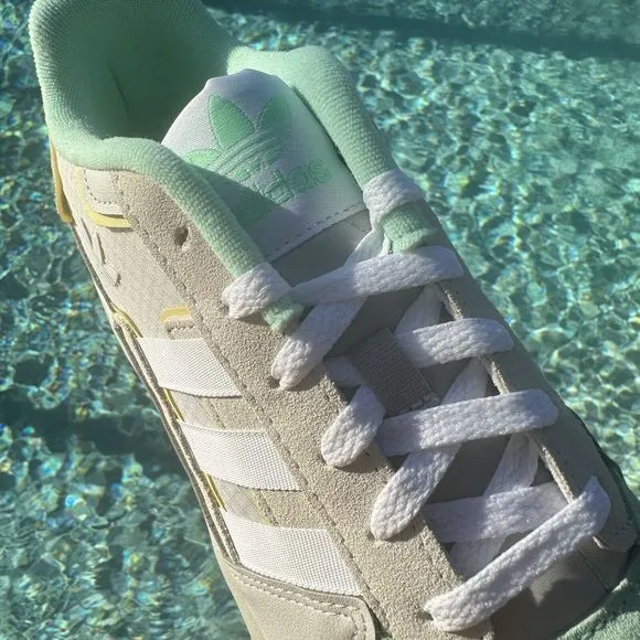 Adidas Originals Forum Exhibit Low 2.0 Grey Mint  Men's Shoes HQ7111
