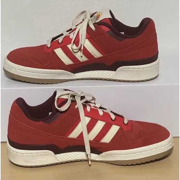 Adidas Originals Forum Low Basketball Summer Camp Shoes Pristine Red 10