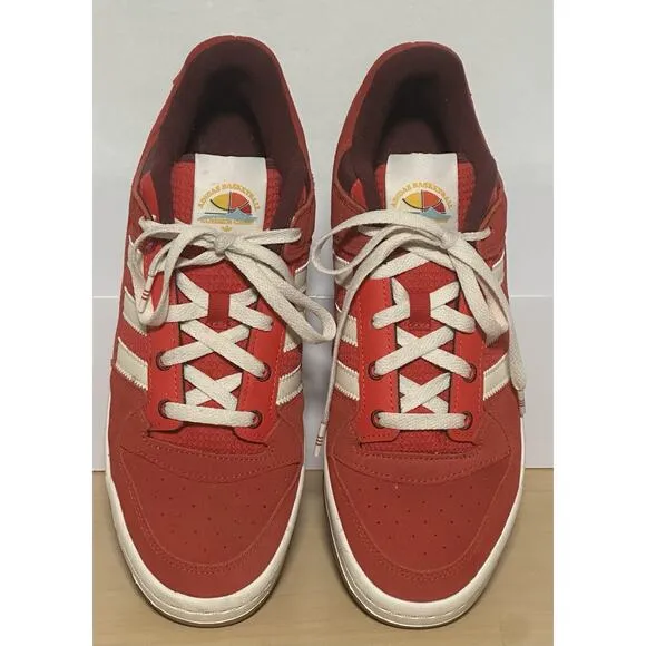 Adidas Originals Forum Low Basketball Summer Camp Shoes Pristine Red 10