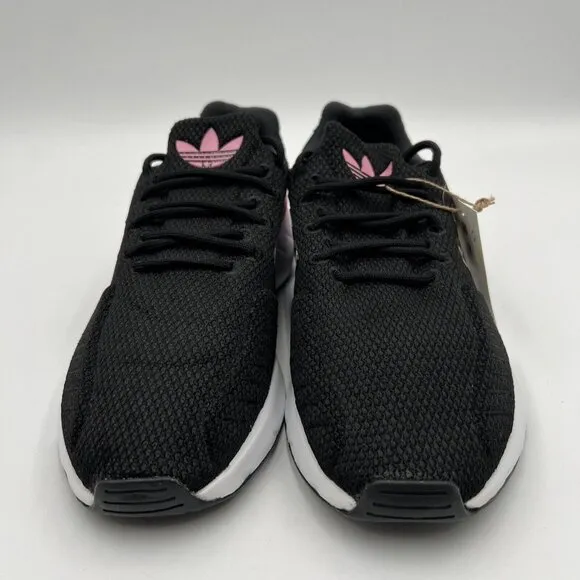 ADIDAS Originals Girl's Swift Run 22 (Big Kid) Black/Bliss Pink/Blue 7 Big Kid M