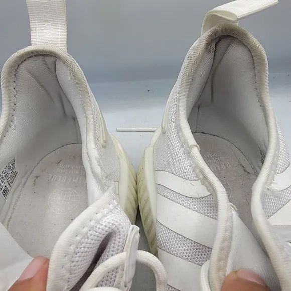 Adidas Originals NMD R1 Boost Mens 12 Triple White Gum GZ9259 Primeblue