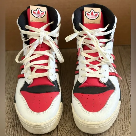 Adidas originals Rivalry Hi high Men's Sneaker Leather FZ6332 Basketball 10.5