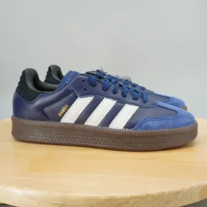 adidas Originals Samba XLG Mens Size 9 Shoes Dark Blue Gum Leather Sneakers NEW