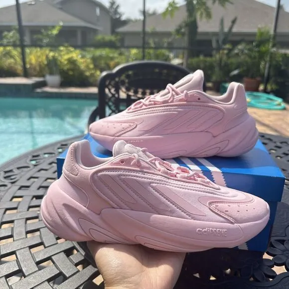 Adidas Ozelia Low Clear Pink Kid's Athletic Shoes GW8130 Size 5