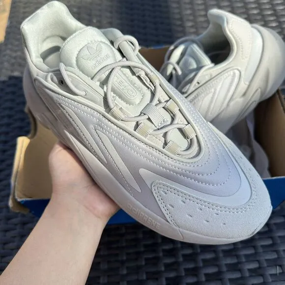 Adidas Ozelia Low J Triple Grey Kid's Athletic Shoes H03133 Size 5.5