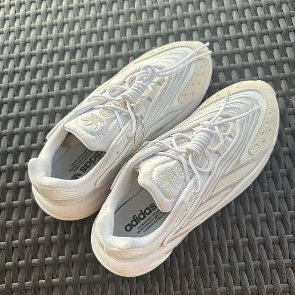 Adidas Ozelia Women's Athletic Shoes Triple White H04269 Size 9