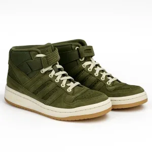 Adidas Parley x Forum High Olive Strata Men's Size 5 Shoes Perfect Condition