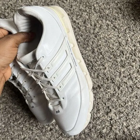 Adidas Porsche Design Shoes Sneakers White Leather Mens US 8 UK 7.5 Athletic