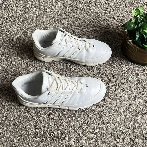 Adidas Porsche Design Shoes Sneakers White Leather Mens US 8 UK 7.5 Athletic