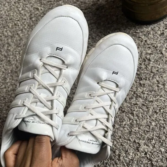 Adidas Porsche Design Shoes Sneakers White Leather Mens US 8 UK 7.5 Athletic