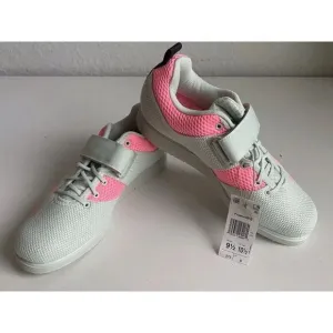 Adidas Powerlift 5 Weightlifting Shoes Pink Green Powerlifting Gym GY8920 Sz 9.5