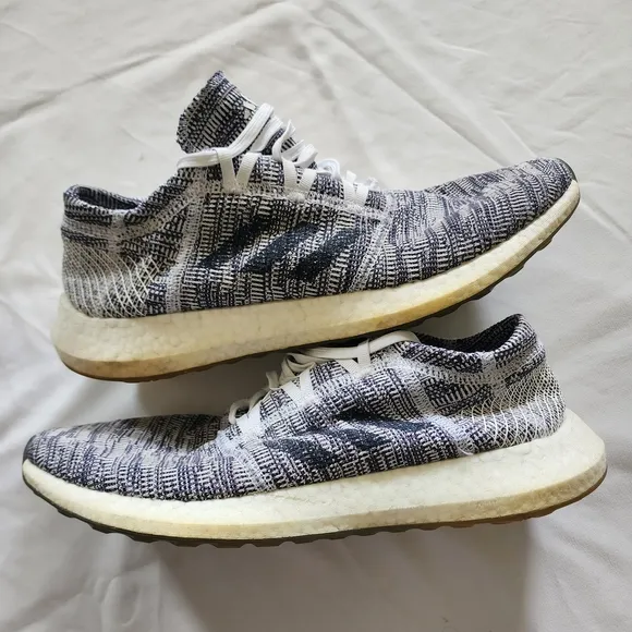 Adidas Pureboost Blue and White Men's Shoes