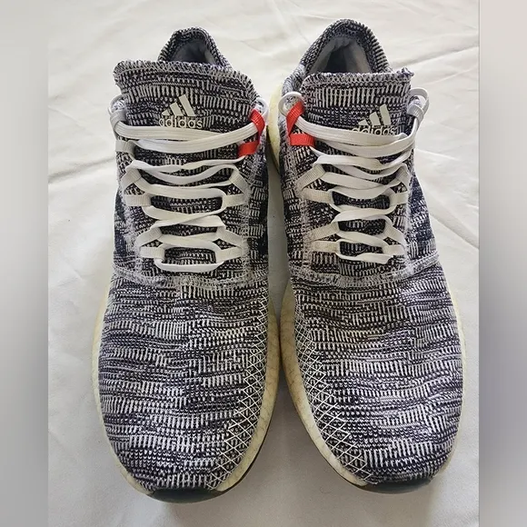 Adidas Pureboost Blue and White Men's Shoes