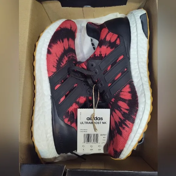 adidas Red and Black Athletic Shoes