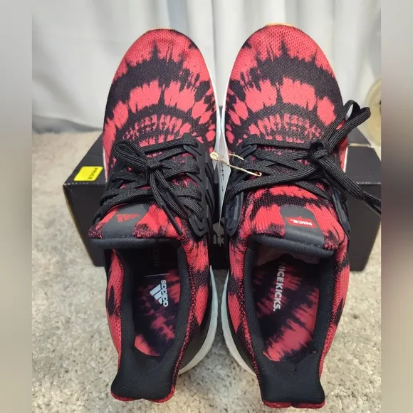 adidas Red and Black Athletic Shoes