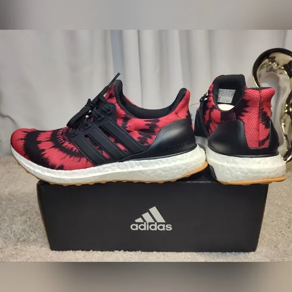 adidas Red and Black Athletic Shoes